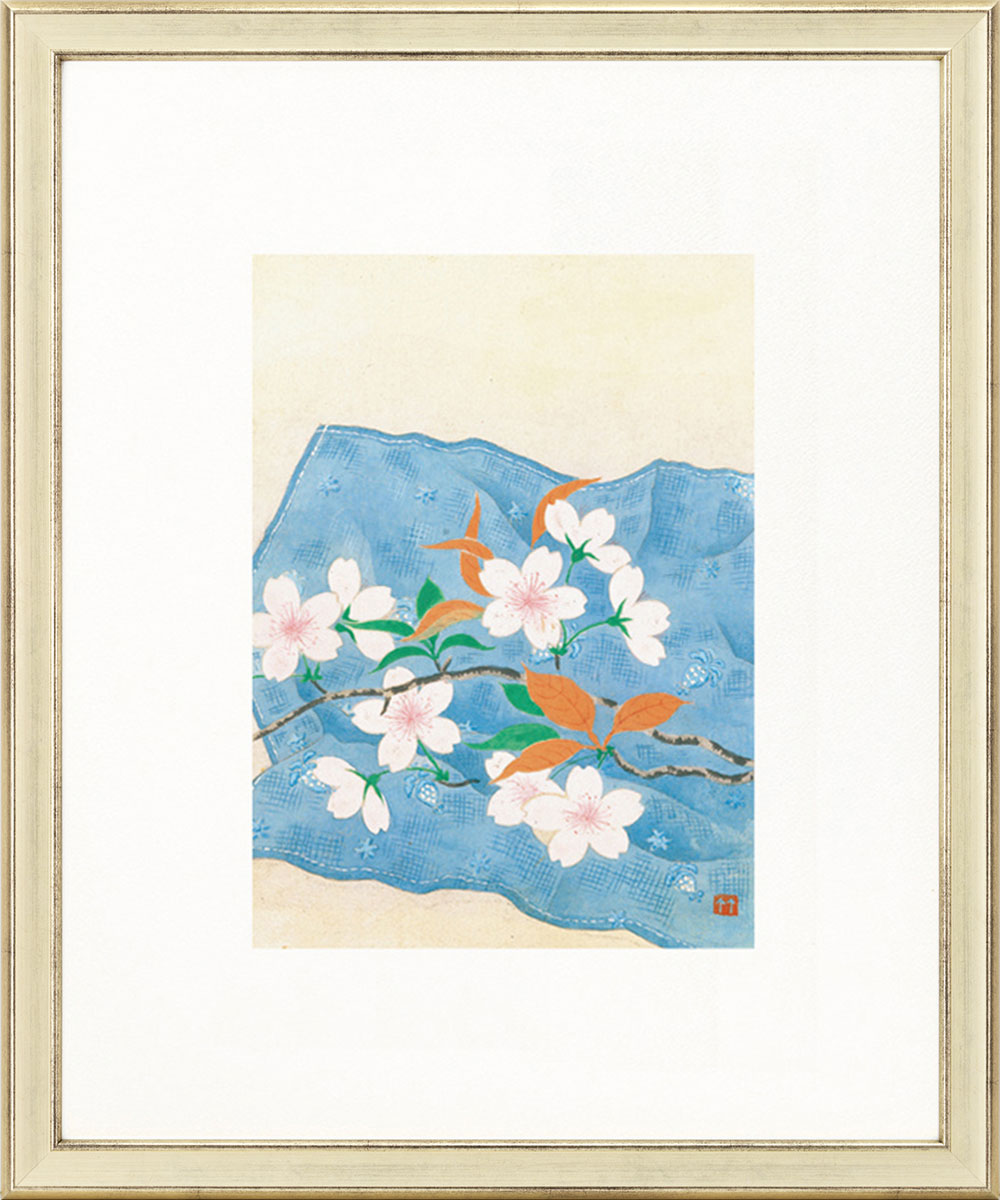 受注制作】婦人之友アートセレクション 高精彩複製画 小野竹喬「桜花