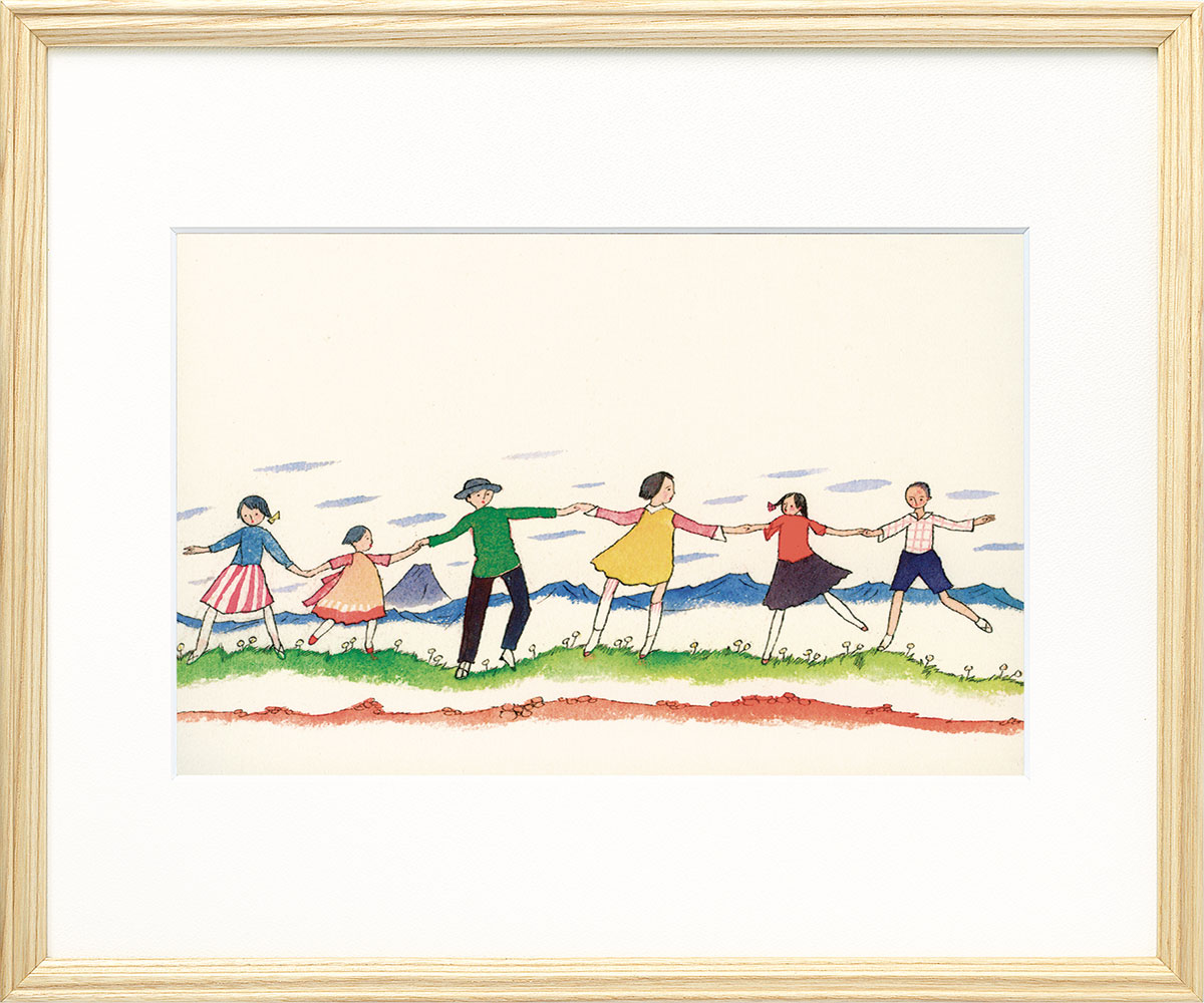 受注制作】婦人之友アートセレクション 高精彩複製画 竹久夢二「手を