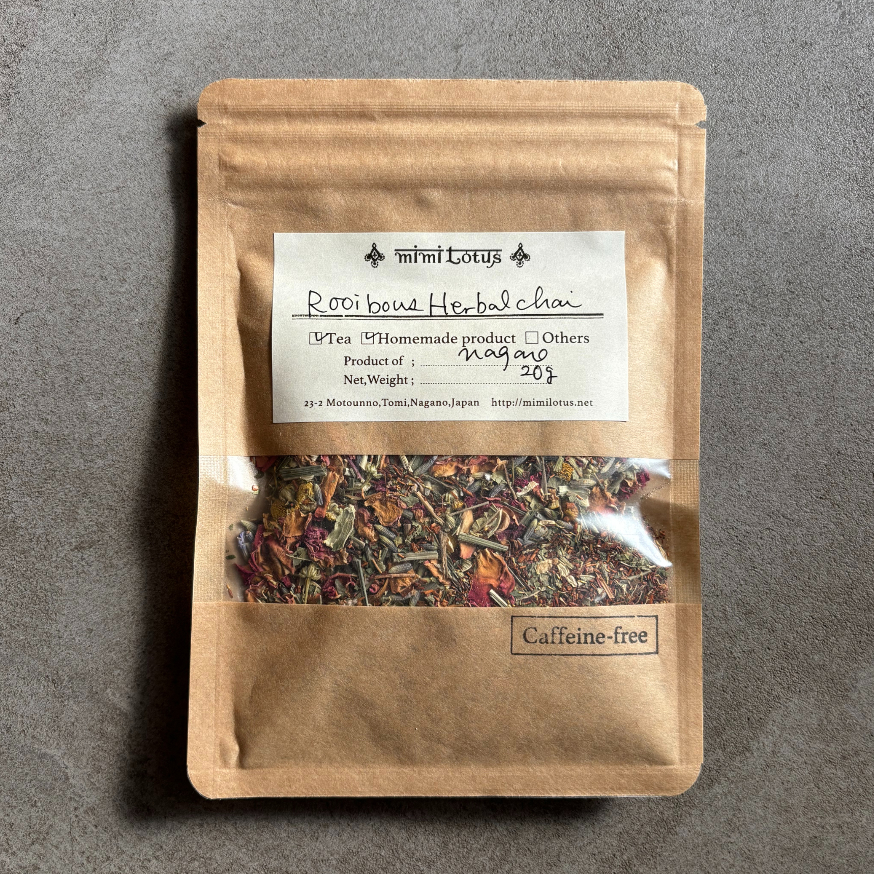 ルイボスハーブチャイ（20g）【吉池浩美さんおすすめ】 ｜ 婦人之友社